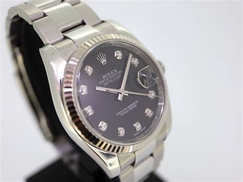 prix rolex oyster perpetual datejust 36|Rolex 36mm Datejust with diamonds.